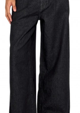 Urban Classics - Pleated Jeans With Long pocket Urban Classics TB8033-00709 black washed