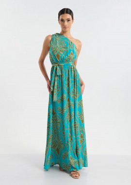 - Φόρεμα BLE Maxi One Shoulder