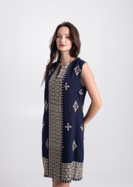 - Φόρεμα OPEN Κοντό Boho Με Κέντημα