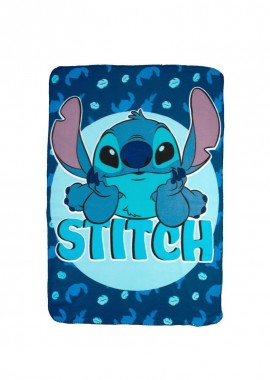Disney Home - Κουβέρτα Fleece Disney Home Stitch 18 100X140 Blue 100% Polyester