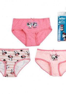 Disney Minnie - Παιδικό εσώρουχο Disney Minnie Mouse Σετ 3 τεμαχίων 2900002519 Πολύχρωμο