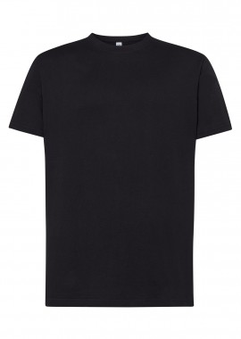Jhk - JHK TSRA-150 Ανδρικό Κοντομάνικο T-shirt Μαύρο Μαύρο