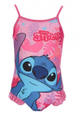 Disney Lilo and Stitch - Disney Lilo and Stitch Bliss Παιδικό μαγιό ολόσωμο Ροζ