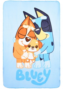 Bluey - Bluey Snuggle Time Παιδική Κουβέρτα Fleece 100x150cm Μπλε