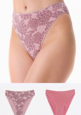 Minerva - Γυναικείο Slip Fimelle Brazilian Minerva FREZ-BORD.DAISY 81322-835 Φουξ