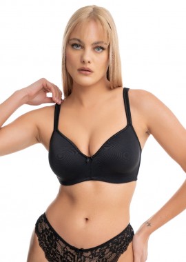 Norddiva - Σουτιεν Plus Size Soft Cup Norddiva Μαύρο
