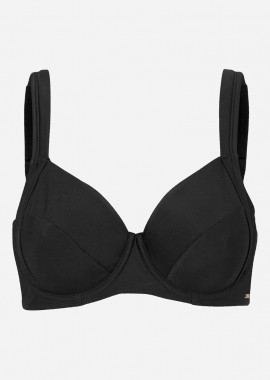 - Bikini-top με μπανέλα σε μαύρο χρώμα