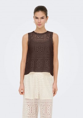 Only - Only ONLLIAN Μπλούζα 15372105 Καφέ