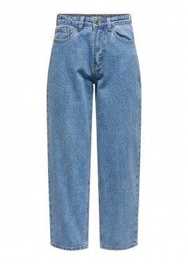 Only - Only Emily Γυναίκειο Highwaist Mom Jeans 15349325 Ανοιχτό Μπλέ