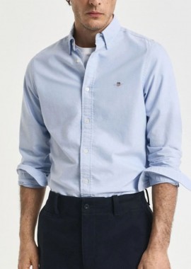 Gant - GANT Slim Fit Classic Oxford Shirt 3000202 Ανοιχτό Μπλέ