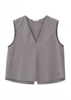 Philosophy - PHILOSOPHY CROPPED TOP BL12059 Σκούρο Γκρί