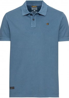 Camel Active - Camel Active Ανδρικό Κοντομάνικο Polo T-Shirt 409965 Μπλέ