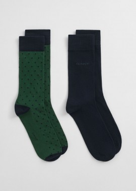 Gant - Gant Ανδρικές Κάλτσες Σετ των 2 9960260-338 Πράσινο