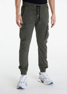 Alpha Industries - Alpha Industries Ανδρικό Cotton Twill Jogger 116202 Σκούρο Γκρί