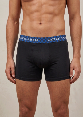 Scotch & Soda Men - Scotch & Soda Active Stretch Boxer Brief 3-Pack – Quick-Dry Performance Underwear SSSP25M158807-007 Μαύρο