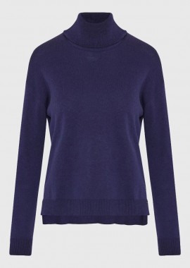 Funky Buddha - Funky Buddha Γυναικείο πλεκτό ζιβάγκο FBL012-102-09 Μπλέ