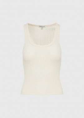 Funky Buddha - Funky Buddha Γυναικείο Rib tank top FBL013-110-17 Μπέζ