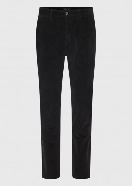 Funky Buddha - Funky Buddha Ανδρικό Κοτλέ Chino Παντελόνι FBM010-015-02 Μαύρο