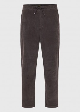 Funky Buddha - Funky Buddha Ανδρικό Loose Fit Κοτλέ Παντελόνι FBM010-016-02 Σκούρο Γκρί