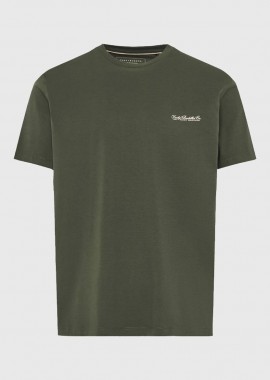 Funky Buddha - Funky Buddha Ανδρικό μονόχρωμο T-shirt - The basics collection FBM013-001-04 Χακί