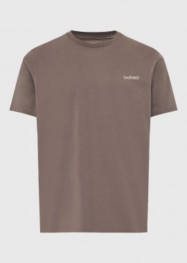 Funky Buddha - Funky Buddha Ανδρικό μονόχρωμο T-shirt - The basics collection FBM013-001-04 Καφέ