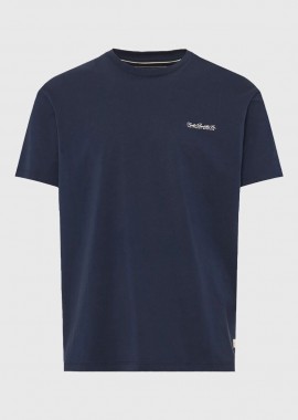 Funky Buddha - Funky Buddha Ανδρικό μονόχρωμο T-shirt - The basics collection FBM013-001-04 Σκούρο Μπλέ