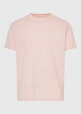 Funky Buddha - Funky Buddha Ανδρικό μονόχρωμο T-shirt - The basics collection FBM013-001-04 Ρόζ