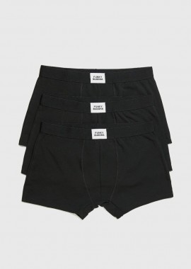 Funky Buddha - Funky Buddha Εσώρουχα boxer (3-pack) FBM013-080-10 Μαύρο