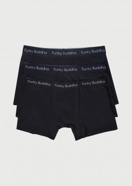 Funky Buddha - Funky Buddha Εσώρουχα Boxer (3-pack) FBM013-088-10 Μαύρο
