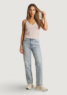 Only - Only Γυναικεία Μπλούζα Αμάνικη 15322379 Ρόζ