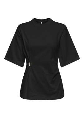 Only - Only Marie Γυναικείο O-Neck Top Box 15368496 Μαύρο