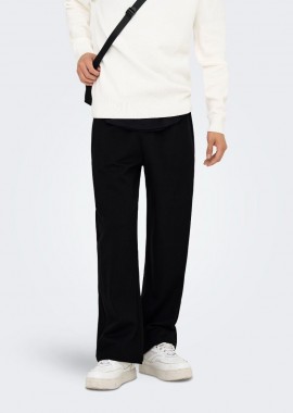 Only and Sons - Only and Sons Jakes 0339 Ανδρικό Loose Stretch Παντελόνι 22034234 Μαύρο