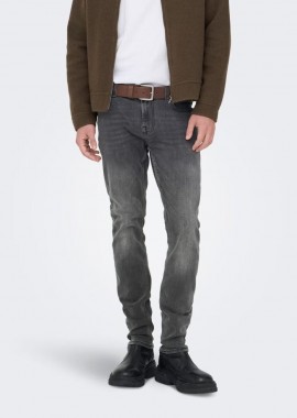 Only and Sons - Only & Sons Warp Skinny Dg 22012051 Σκούρο Γκρί