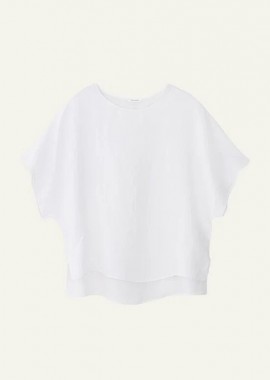 Philosophy - Philosophy Gauze Oversized Blouse BL12050 Λευκό