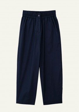 Philosophy - Philosophy Poplin Barrel Pants TR44510 Μπλέ