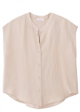 Philosophy - Philosophy Gauze Loose Shirt SH77160 Μπέζ