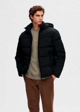 Selected - Selected Cooper Puffer Ανδρικό Μπουφάν 16089957 Μαύρο
