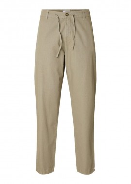 Selected - Selected Brady Slim Tape Ανδρικό Παντελόνι 16097927 Μπέζ