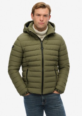 Superdry - SUPERDRY M5012290A-5DG ΜΠΟΥΦΑΝ FUJI HOODED OLIVE