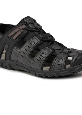 Geox - GEOX U4524C 000ME C9999 STRADA U SANDAL BLACK