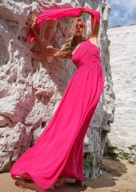 PerfectDress.gr - grecian maxi chiffon scarf φόρεμα