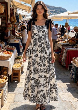 PerfectDress.gr - boho chic φόρεμα Porcelain μαύρο