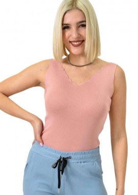 Potre OR - Γυναικείο πλεκτό τοπ Σάπιο μήλο 23210