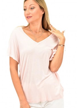 First Woman - Plus Size μπλούζα Απαλό Ροζ 347