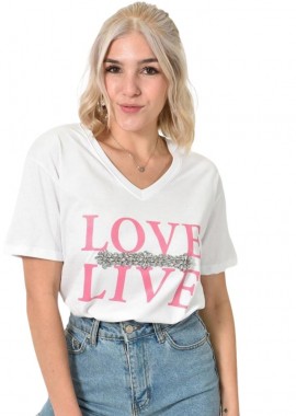 Potre OR - T-Shirt με στάμπα