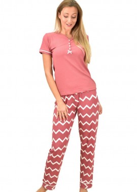 Potre OR - Γυναικεία πιτζάμα σετ με σχέδιο Σάπιο μήλο 8828