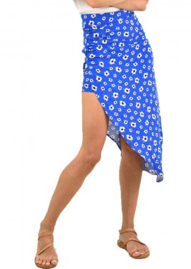 Potre OR - Γυναικεία φούστα με σορτσάκι Μπλε 12243