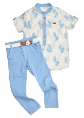 Potre OR - Παιδικό σετ μπλούζα & παντελόνι Γαλάζιο 14522