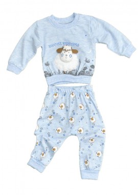 Potre OR - Βρεφικό σετ προβατάκι Γαλάζιο 14466