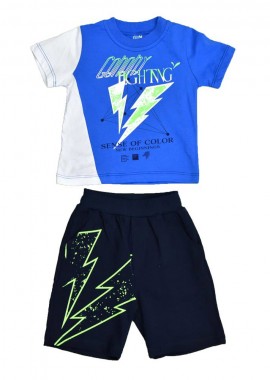 Potre OR - Παιδικό σετ με σχέδιο αστραπές Μπλε 16413